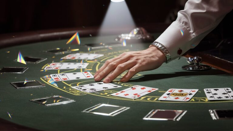 Glintwave Blackjack: Reflecting Dealer Patterns for Illuminated Plays