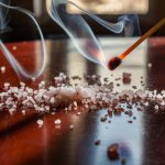 igniting dust for combustion