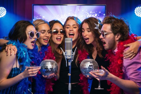 enjoy group singing together