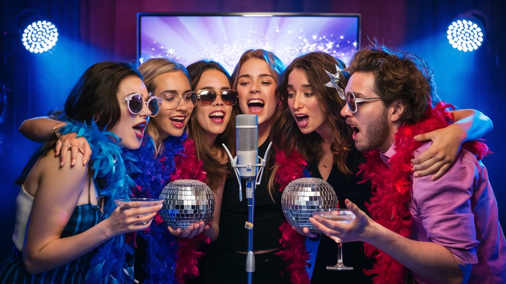 enjoy group singing together