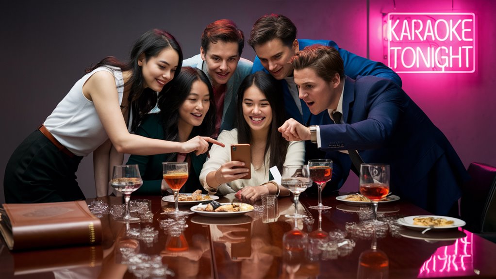 organize workplace singing party