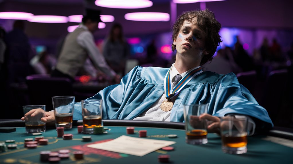scholar loses everything gambling